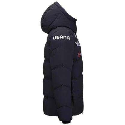 Kappa Men USA Ski Team Down Jacket - Blue Dark Navy