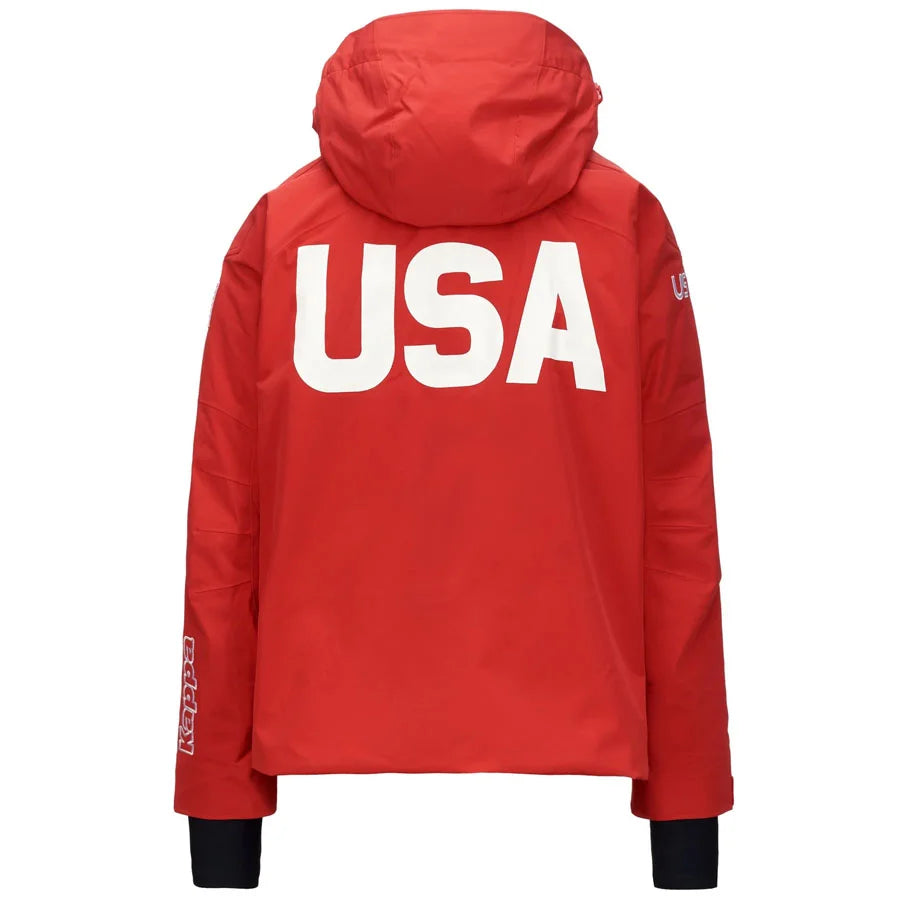 Kappa Men USA Ski Team Jacket - Red Racing