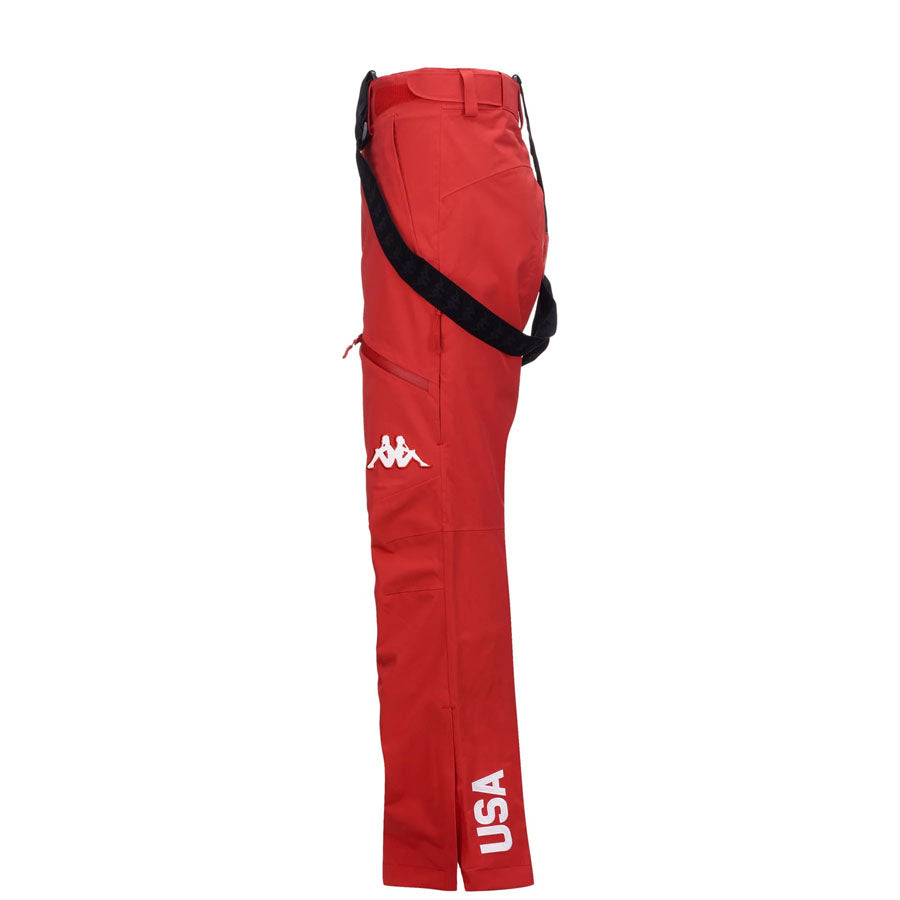 Kappa Men USA Ski Team Pant - Red Racing