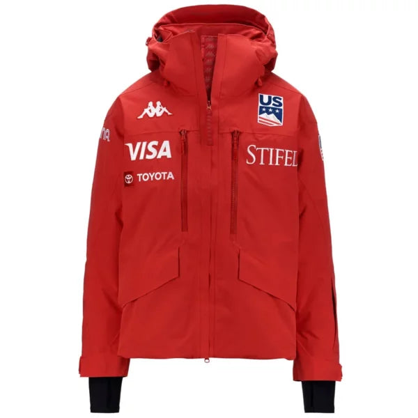 Kappa Men USA Ski Team Jacket - Red Racing