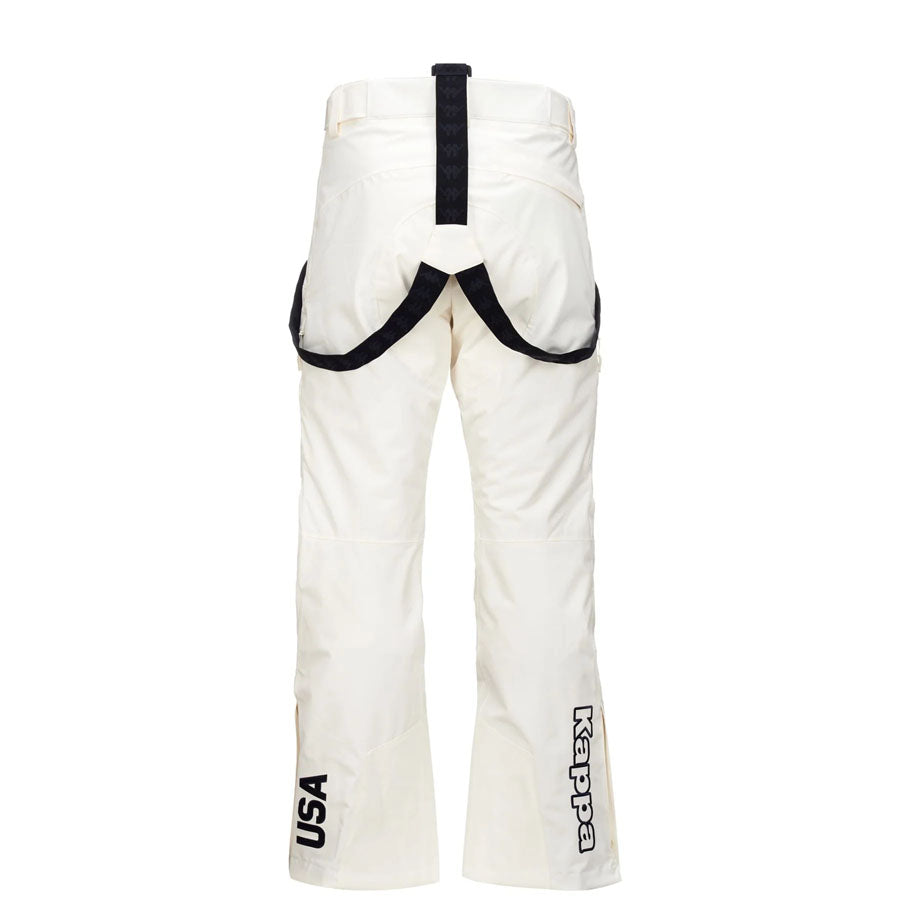 Kappa Men USA Ski Team Pant - White Milk