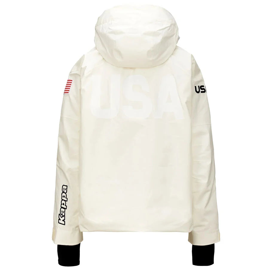 Kappa Men USA Ski Team Jacket - White Milk