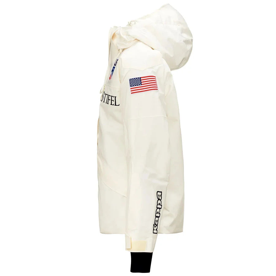 Kappa Men USA Ski Team Jacket - White Milk