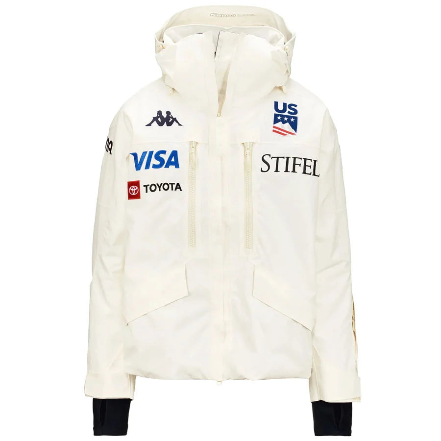 Kappa Men USA Ski Team Jacket - White Milk