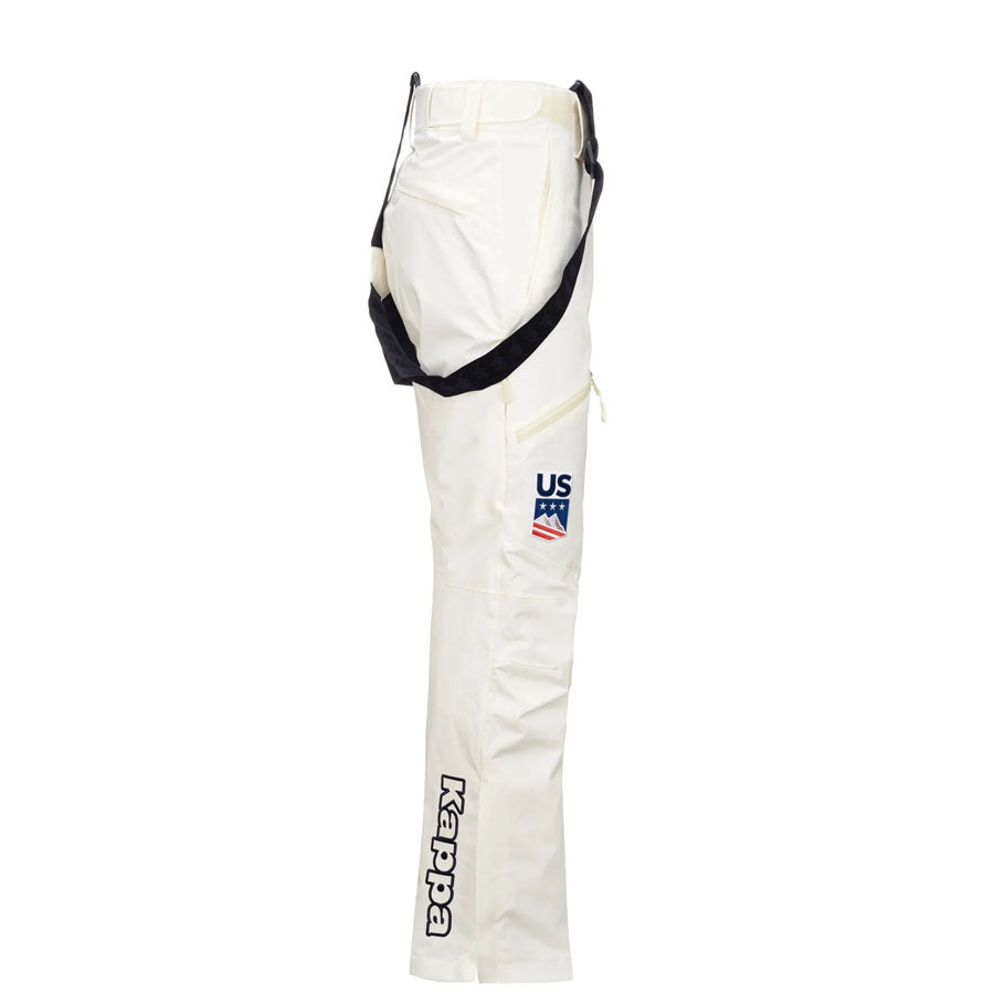 Kappa Men USA Ski Team Pant - White Milk