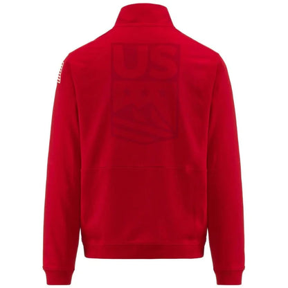 Kappa USA Team Sweater Jacket  - Red Racing