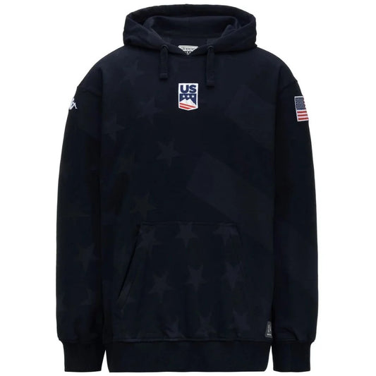 Kappa USA Team Utawi Sweater Hoodie  - Blue Dark Navy