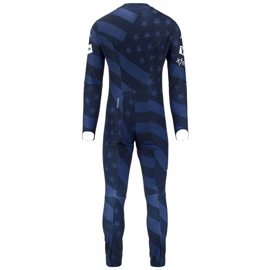 Kappa Kids USA Ski Team SL Race Suit - Blue Dark Navy USST