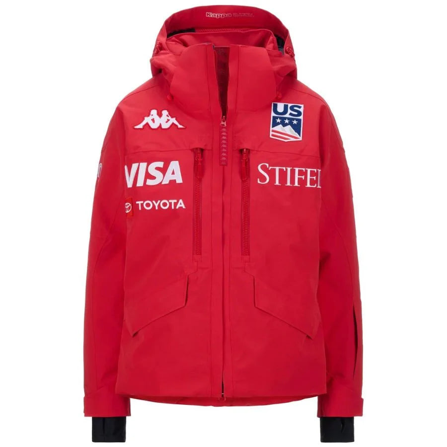 Kappa Women USA Ski Team Jacket - Red Racing