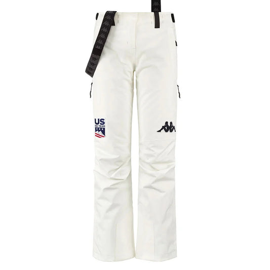 Kappa Women USA Ski Team Pant - White Antique Black