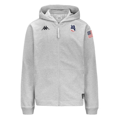 Kappa USA Team Arufeoda Sweater Hoodie  - Grey