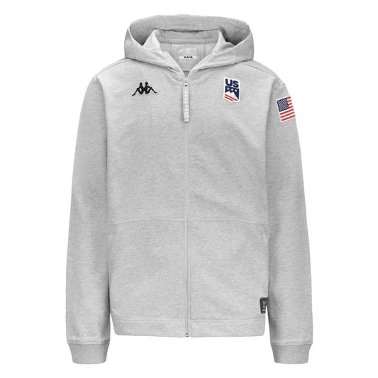 Kappa USA Team Arufeoda Sweater Hoodie  - Grey