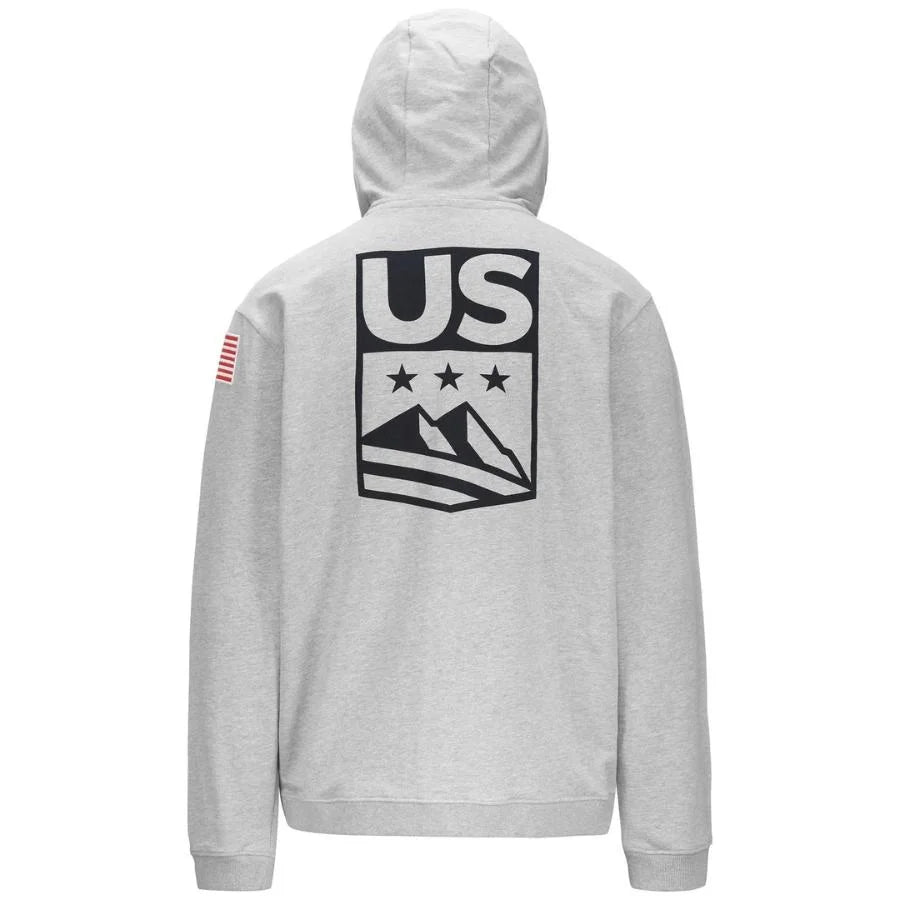 Kappa USA Team Arufeoda Sweater Hoodie  - Grey