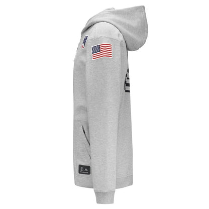 Kappa USA Team Arufeoda Sweater Hoodie  - Grey