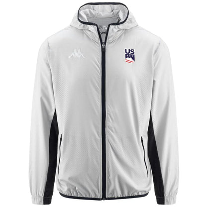 Kappa USA Team Kombat Training Jacket - Grey