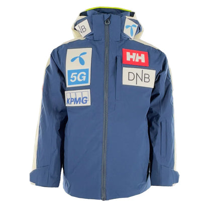 Helly Hansen Kid Norway Ski Team Highland Jacket - Ocean NSF