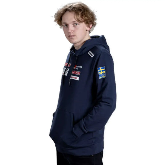 RDBR Kid Sweden Ski Team Hoodie Sweater - Navy