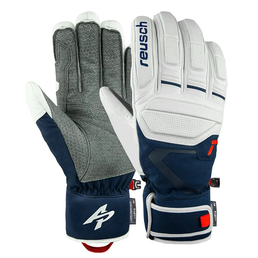 Reusch Alexis Pinturault Glove - White Dress Blue