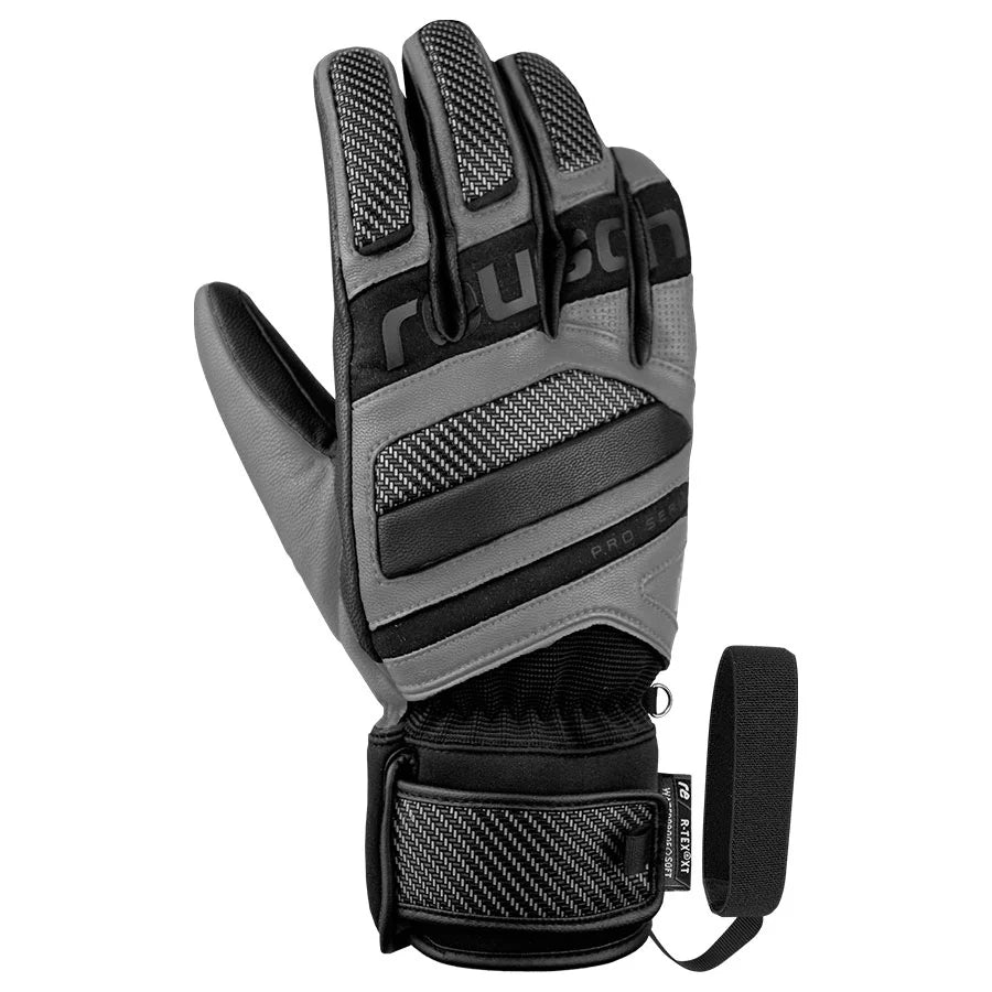 Reusch Henrik Kristoffersen Glove - Glacier Grey Black Norway