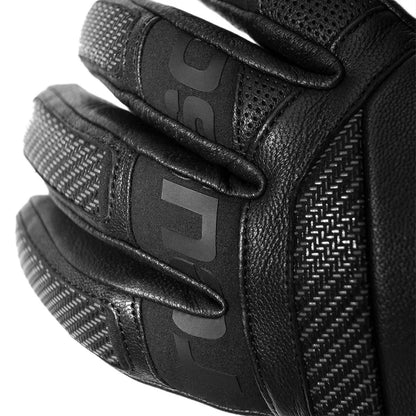 Reusch Marco Schwarz Leather Race Glove - Black Austria