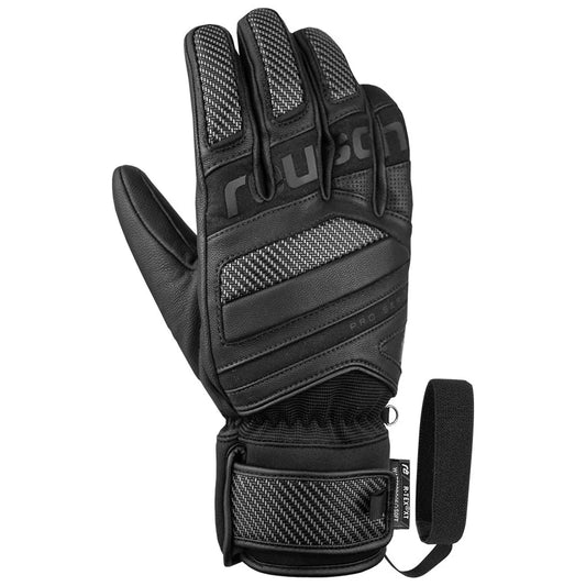 Reusch Marco Schwarz Leather Race Glove - Black Austria