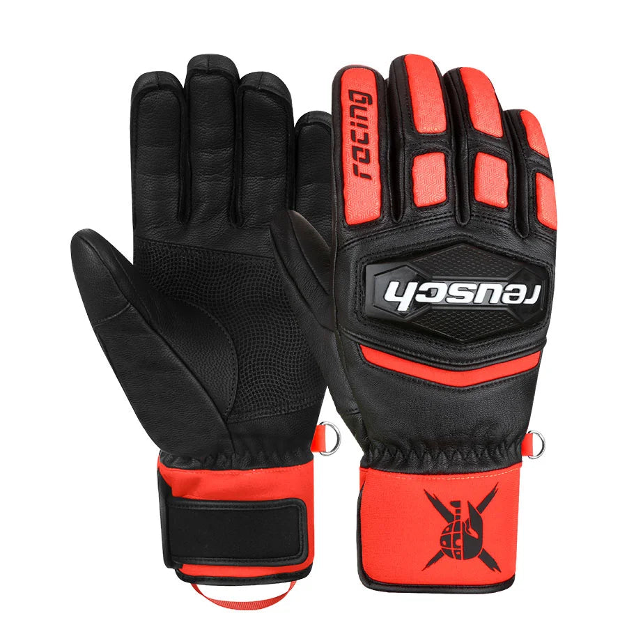 Reusch Worldcup Warrior Team Glove - Black Fluo Red