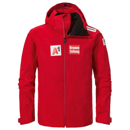 Schöffel Men Austrian Ski Team Pontresina Jacket - Barbados Cherry