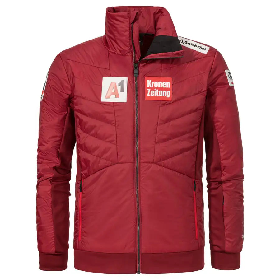 Schöffel Men Austrian Ski Team Pontresina Insulator Jacket - Biking Red