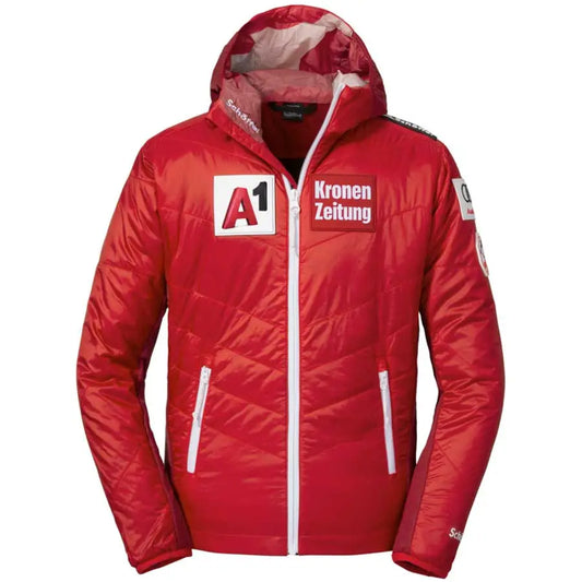 Schöffel Kid Austrian Ski Team Hybrid Stams K RT Jacket- Barbados Cherry