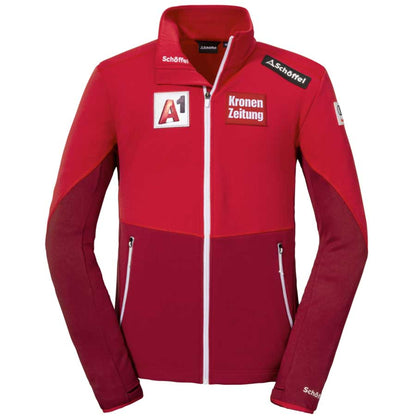 Schöffel Kid Austrian Team Lodron Fleece Jacket- Barbados Cherry