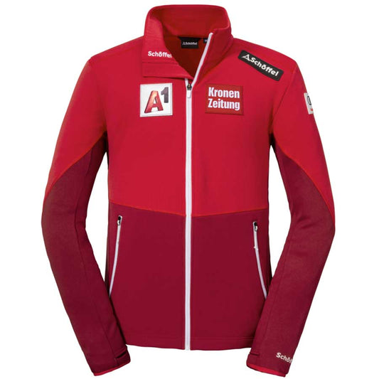 Schöffel Kid Austrian Team Lodron Fleece Jacket- Barbados Cherry