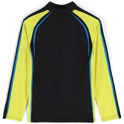 Spyder Kids Downhill First Layer Shirt - Black Yellow