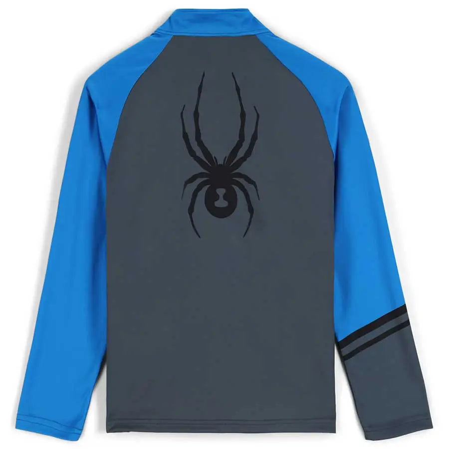 Spyder Kids Web First Layer Shirt - Ebony Colligate