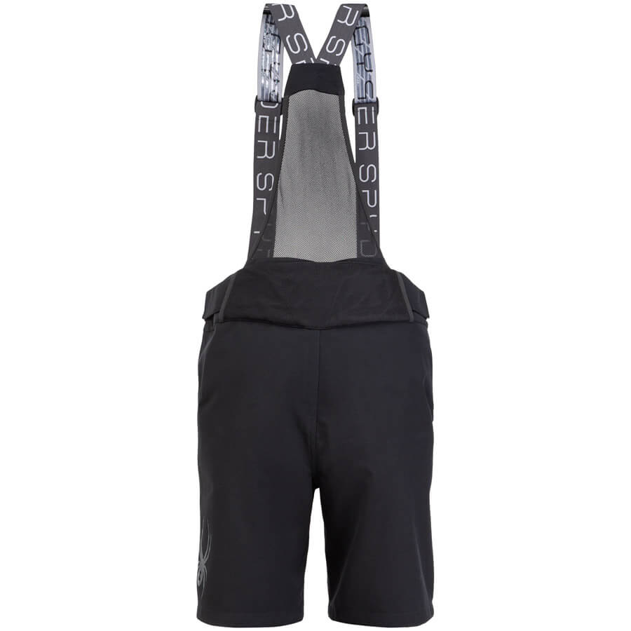 Spyder Men Softshell Suspenders Trainings Short - Black