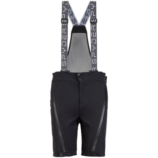 Spyder Men Softshell Suspenders Trainings Short - Black