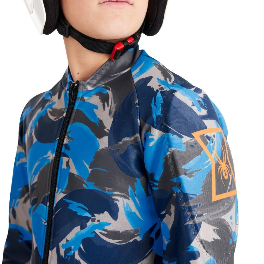 Spyder Kid Performance GS Race Suit - Camouflage Blue