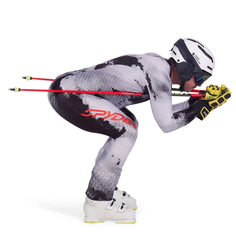 Spyder Men World Cup DH Race Suit - Black Grey Red