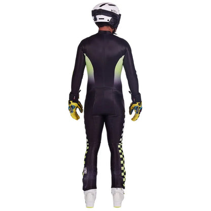 Spyder Men World Cup DH Race Suit - Black Lime Ice